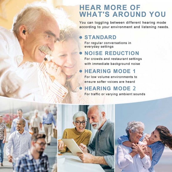 JH-A39H Rechargeable ITE Digital Hearing Aid