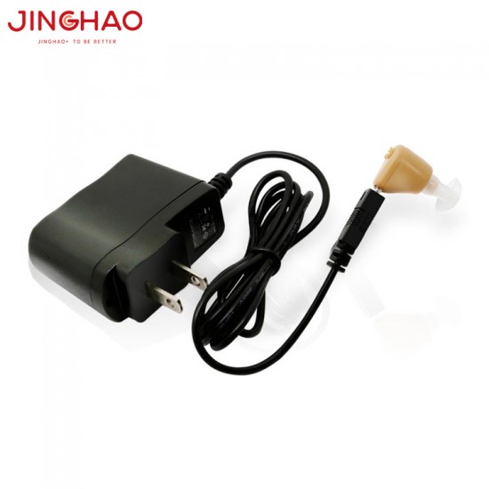 JH-905 Rechargeable ITE Hearing Aid with travel bag from China OEM factory