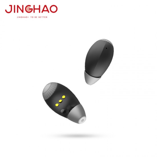 JH-A620 in ear detection to avoid feedback nobe volume control mini rechargeable ITE hearing aids